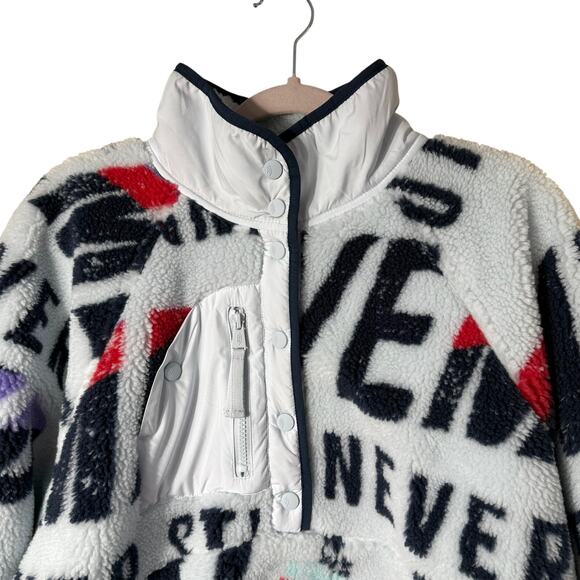 Free People Hit The Slopes Printed Pullover Women’s Stand Out Never Still L NWOT - Picture 4 of 11